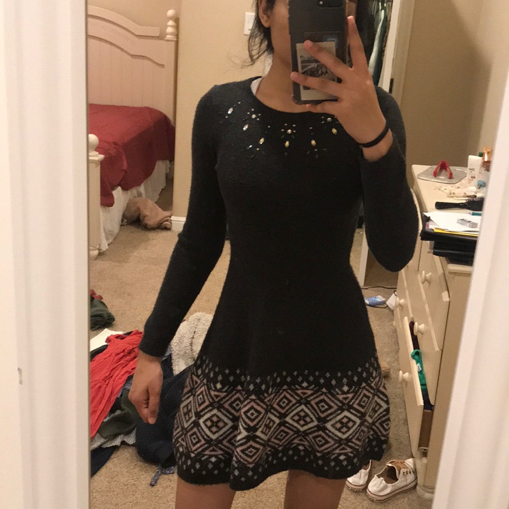 Abercrombie Kids Skater Sweater Dress Sz 13/14